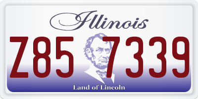 IL license plate Z857339