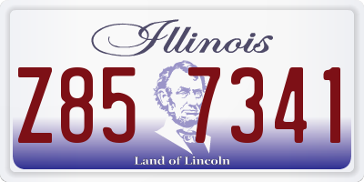 IL license plate Z857341