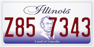 IL license plate Z857343