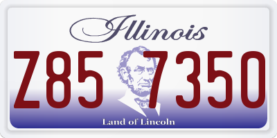 IL license plate Z857350