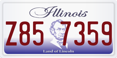 IL license plate Z857359