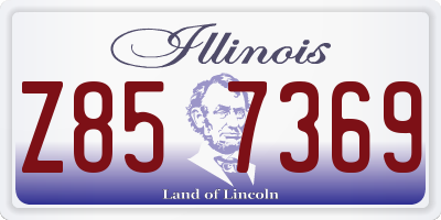 IL license plate Z857369