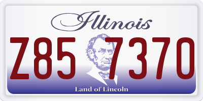 IL license plate Z857370