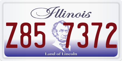 IL license plate Z857372