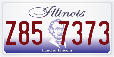 IL license plate Z857373