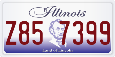 IL license plate Z857399