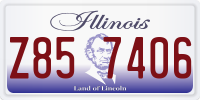 IL license plate Z857406