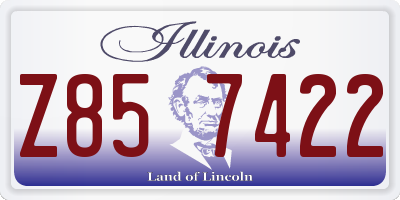 IL license plate Z857422