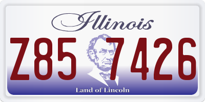 IL license plate Z857426