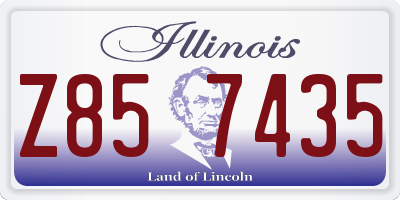 IL license plate Z857435