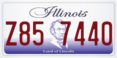 IL license plate Z857440