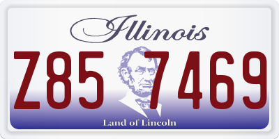 IL license plate Z857469