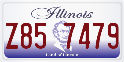 IL license plate Z857479