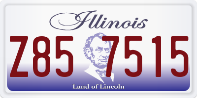 IL license plate Z857515