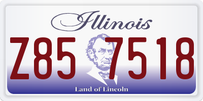 IL license plate Z857518