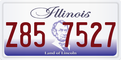 IL license plate Z857527