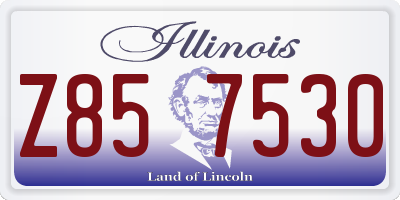 IL license plate Z857530