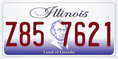 IL license plate Z857621