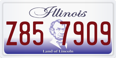 IL license plate Z857909