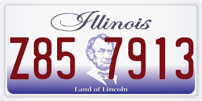 IL license plate Z857913