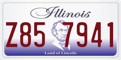 IL license plate Z857941