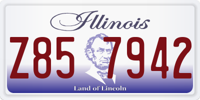 IL license plate Z857942