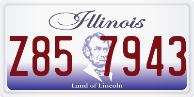 IL license plate Z857943