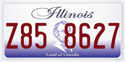 IL license plate Z858627