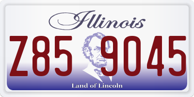 IL license plate Z859045