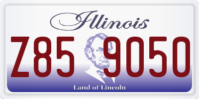 IL license plate Z859050
