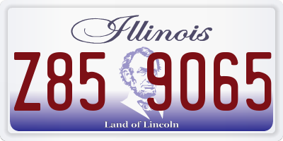 IL license plate Z859065