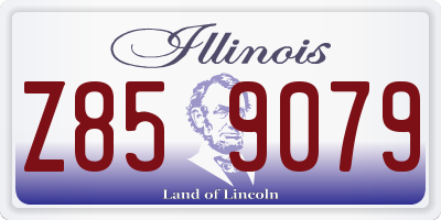 IL license plate Z859079