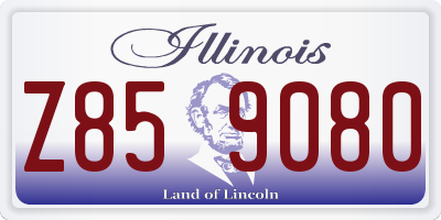 IL license plate Z859080