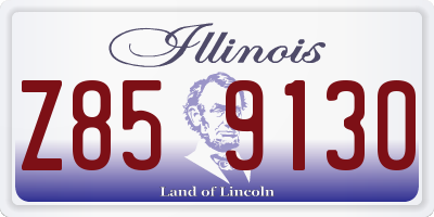 IL license plate Z859130