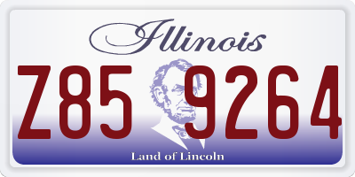 IL license plate Z859264
