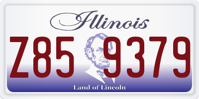 IL license plate Z859379
