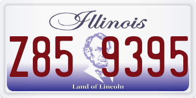 IL license plate Z859395