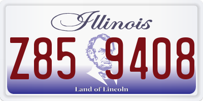 IL license plate Z859408