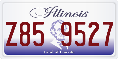 IL license plate Z859527
