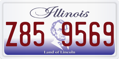 IL license plate Z859569