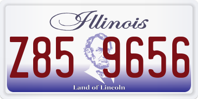 IL license plate Z859656