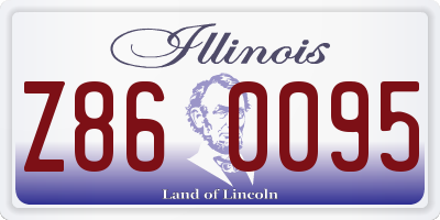 IL license plate Z860095