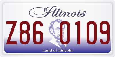 IL license plate Z860109