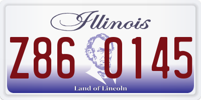 IL license plate Z860145