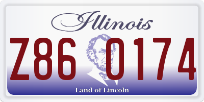 IL license plate Z860174
