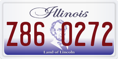 IL license plate Z860272