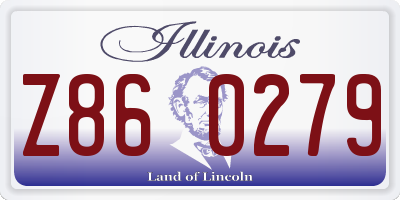 IL license plate Z860279