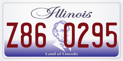 IL license plate Z860295