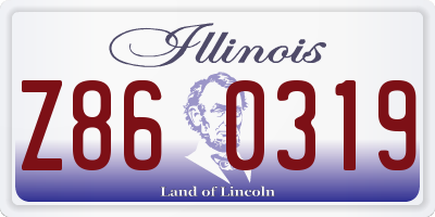 IL license plate Z860319