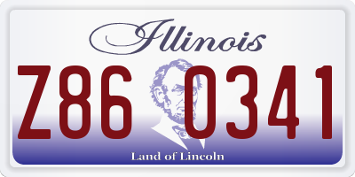 IL license plate Z860341